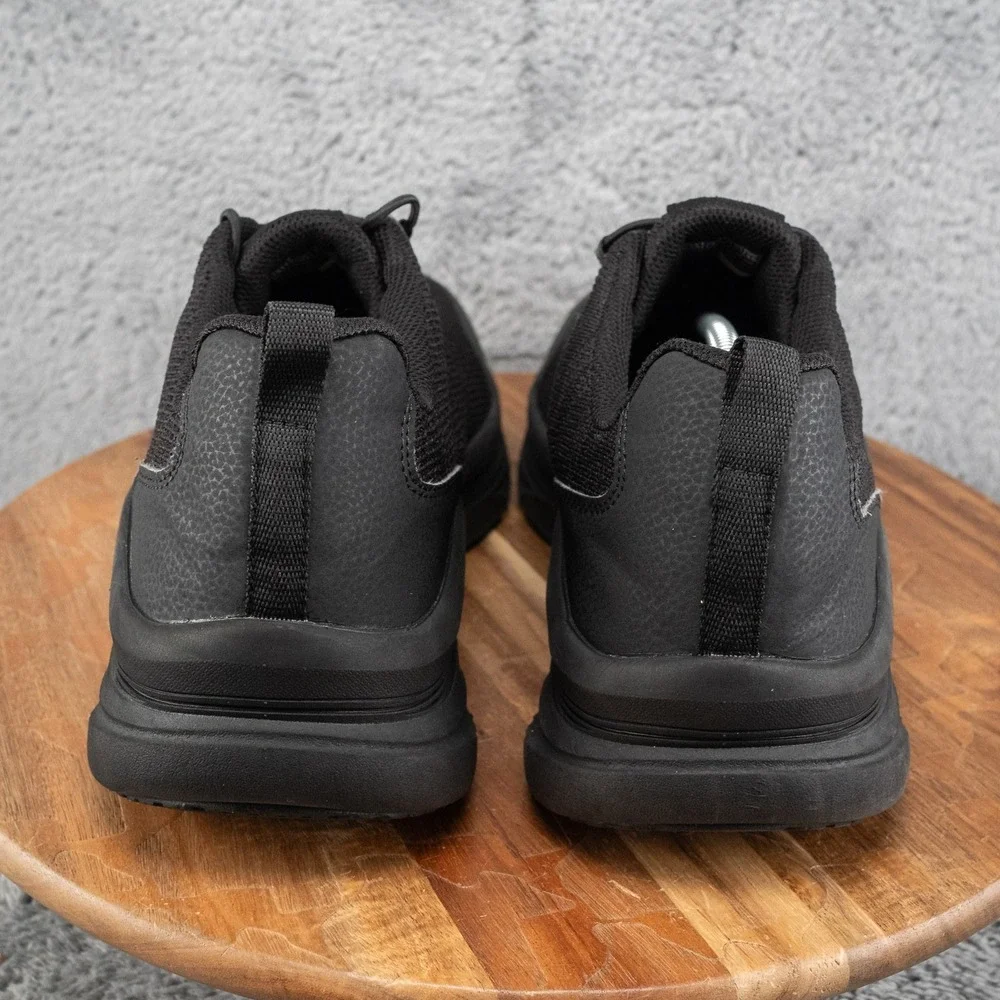 Skechers D'LUX Walker Pensive Shoes Mens Size 13 W Black Running Sneakers 232045
